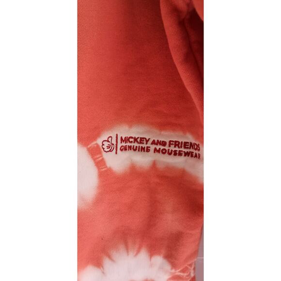 Walt Disney World Orange Tie Dye Sweatshirt/ Hoodie Size Small Genuine Mouseware - Picture 5 of 11